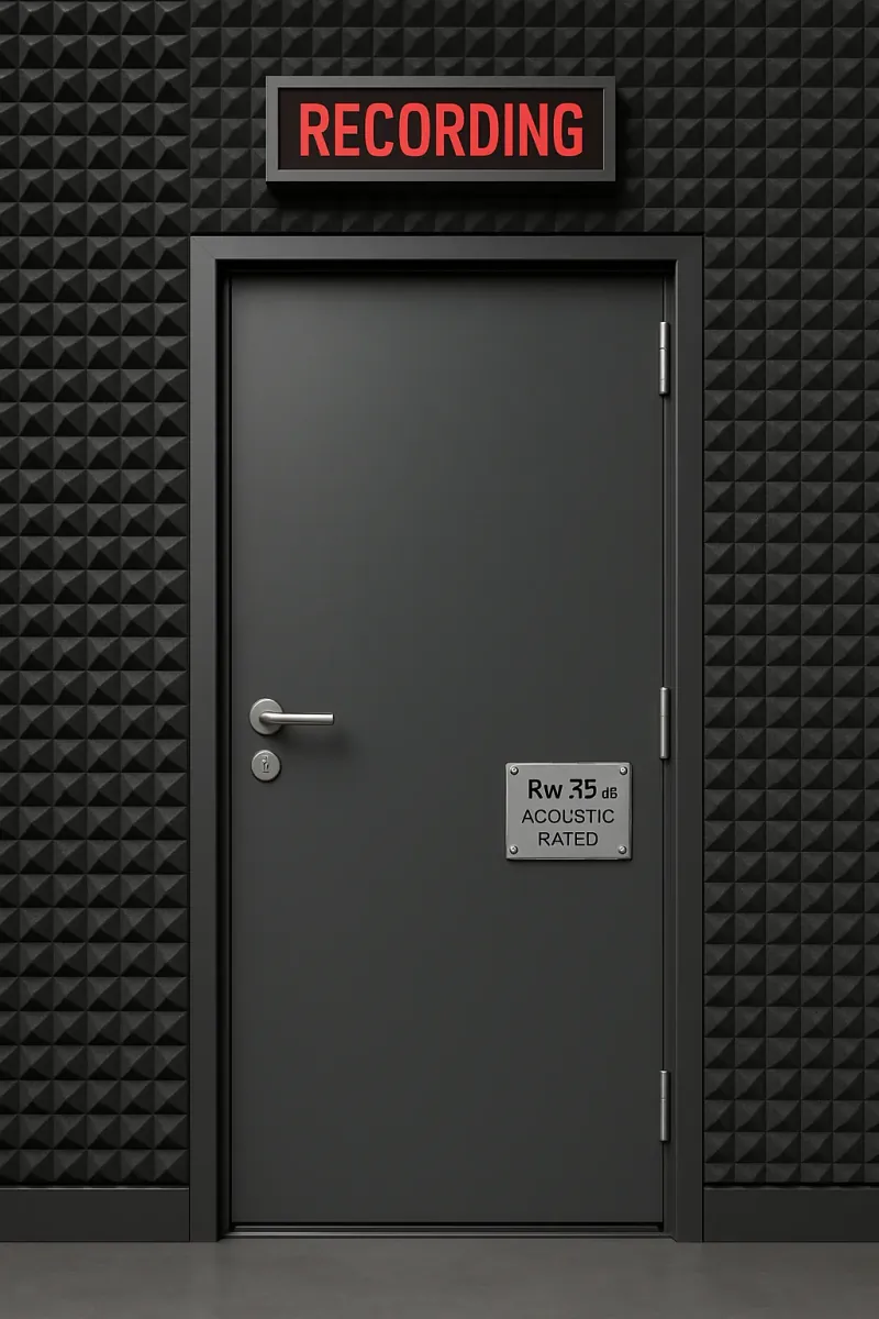 acoustic rated steel doors - professional steel doors available in Sheffield from UK manufacturers
