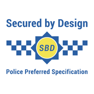 Secured By Design Logo - Louvred Doors Birmingham